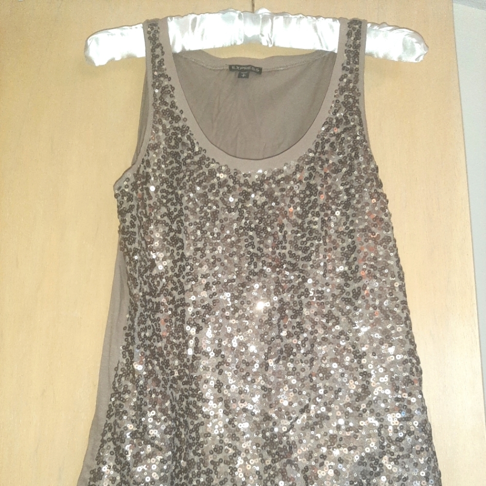 Express sequined tank